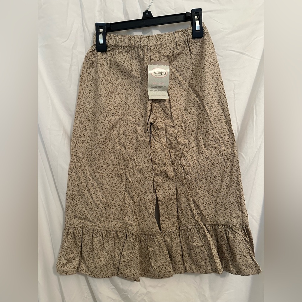 Persnickety Beige Floral Maxi Skirt